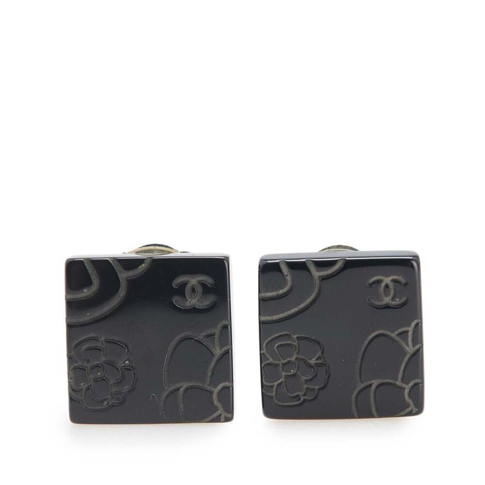 Chanel Cc Logo Clip-On Earrings Metal #209593C58B